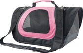 Nobleza 41JOH - Reistas voor Huisdieren - Transport tas - Dieren draagtas - L34 x B21 x H22 cm - S- Roze