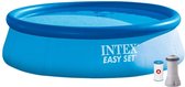|zwembad| opzet bad|zwembad met filterpomp|Intex Opbouwzwembad Easy Set Pools®, blauw, Ø 366 x 76 cm