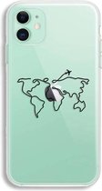 Wanderlust geschikt voor Apple iPhone 11 hoesje - transparant