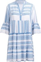 Bohemian tunic dress blue