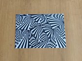 YaelArt Placemats Double Illusion - 2 Stuks - Handmade - Modern
