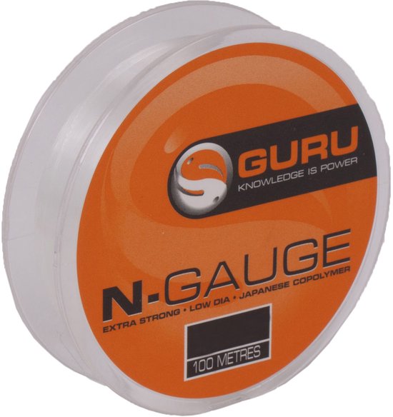 Guru Drag-Line - Fil nylon - 0.22mm - 9lb - 100m