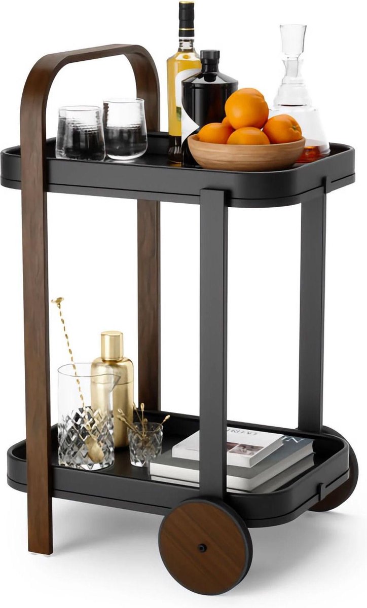 Umbra - Bar- en Serveerwagen Bellwood - zwart