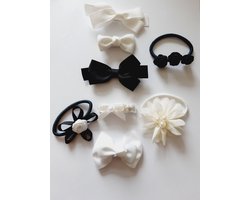 Le Sjalerie Set van verschillende speldjes voor meisje dame  - strik parel clip klikklak- elke dag wat anders.. haaraccessoire  / Aanbieding / koopje!