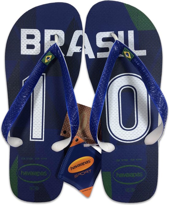 Havaianas Brazil Heren Slippers - Blauw - Maat 41/42 | bol.com
