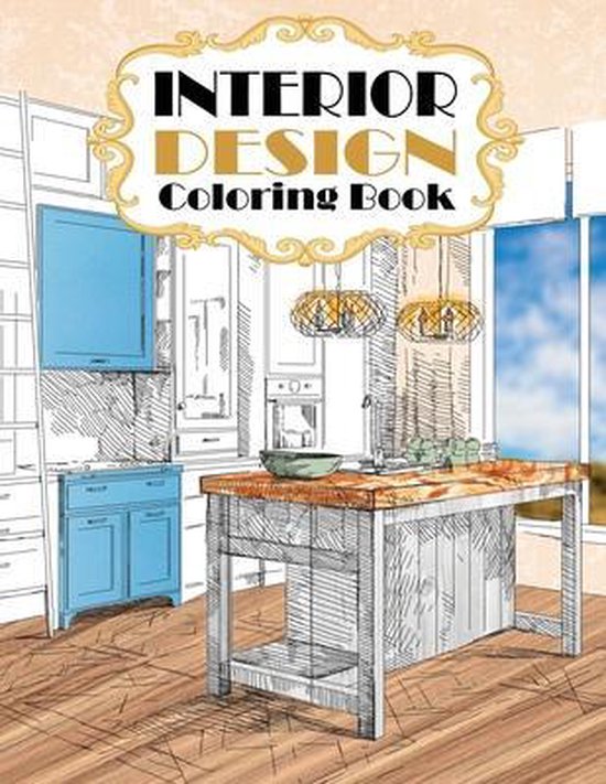 Interior Design Coloring Book, Stefan Heart 9781955626101 Boeken