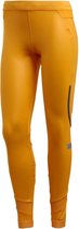 adidas Performance Run Long Strak legging Vrouwen oranje M