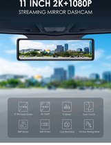 AZDome PG16S - Dashcam | Camera beveiliging | Full HD | Wifi | GPS | Parkeermodus | Parkeerstand | Smartphone App | iOS en Android | Night vision | G sensor | Achteruitrijcamera