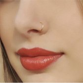 Fake neuspiercing ring goud // fake piercing // fake lip piercing // fake oor helix piercing // fake ringetje goud // neppe piercing