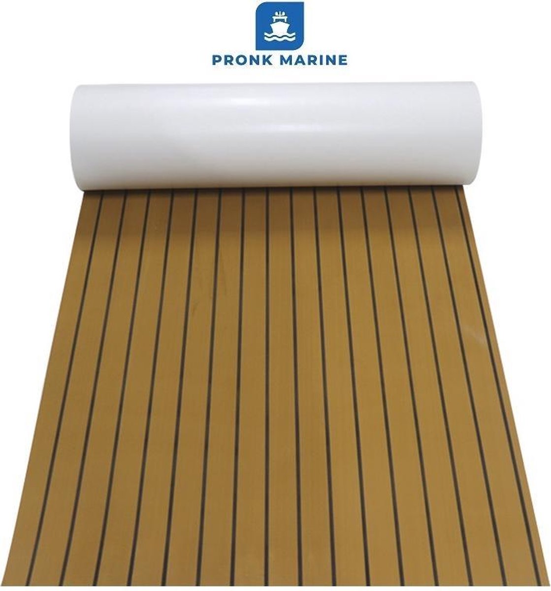 Premium EVA Teak Foam Decking Mat – Bootmat Teak Lichtbruin - 2400mm x 900mm x 6mm
