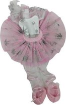 tienerpopkleding Sofy Ballerina meisjes textiel roze