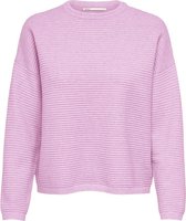 Only Trui Onlkatia L/s Loose Pullover Cc Knt 15231261 Crocus Petal/w. Melange Dames Maat - M