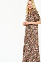 LOLALIZA Maxi-jurk met paisley-print - Zwart - Maat 44