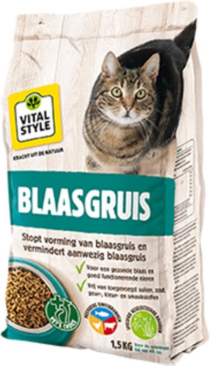 VITALstyle Blaasgruis - Kattenbrokken - 1,5 kg | bol.com