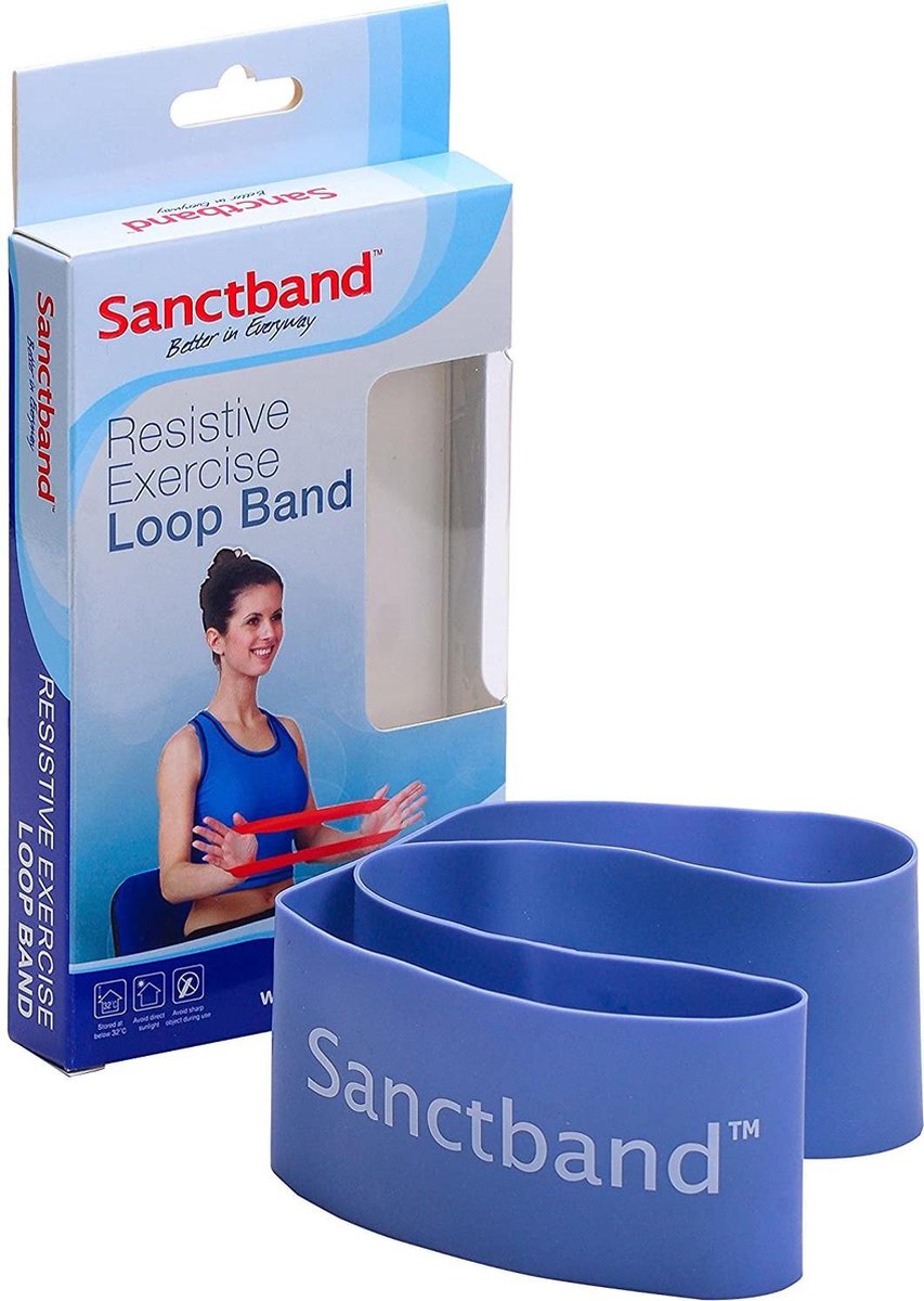 Sanctband - Weerstandsband Zwaar - Blauw - 66cm