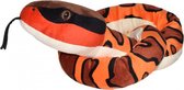 knuffel watermoccasin slang 137 cm bruin/oranje