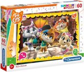 legpuzzel 44 Cats Karaoke junior karton 60 stukjes