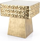 Bijzettafel - Tafel - Tafel Vierkant - Goud - Bijzettafel goud - 45 cm breed