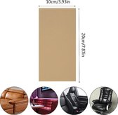 GEAR 3000® PU leer reparatie set - leather repair - leder patch - zelfklevende sticker beige
