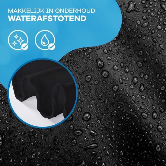 WITTS - Nappe - Water Resistant - Durable - Nappe - Zwart - 259x152 CM