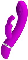 Pretty Love Christ Rabbit Vibrator Paars 19cm