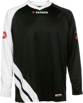 Patrick Victory Voetbalshirt Lange Mouw Kinderen - Zwart / Wit | Maat: 7/8