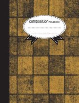 Composition Notebook, 8.5 x 11, 110 pages: Pid Thong Style 3