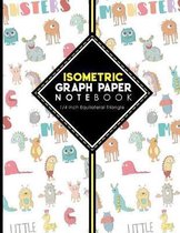 Isometric Graph Paper Notebook: 1/4 Inch Equilateral Triangle