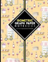 Isometric Graph Paper Notebook: 1/4 Inch Equilateral Triangle