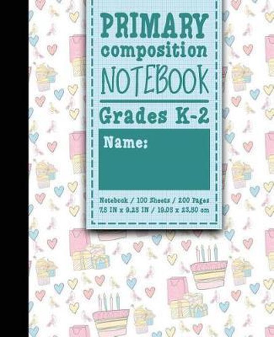 Primary Composition Notebook Grades K2 9781976242403 Moito