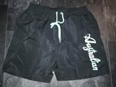 Australian beachshort zwart groen maat L