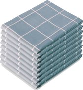 I2T Keukenset - 8x Theedoek - Blauw