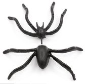 Bijoux by Ive® - Oorbel - 3D - Grote spin - Zwart
