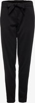 Jazlyn dames paperbag broek - Zwart - Maat M