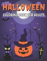 Halloween coloring book for adults