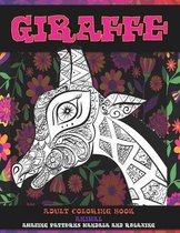 Adult Coloring Book - Animal - Amazing Patterns Mandala and Relaxing - Giraffe