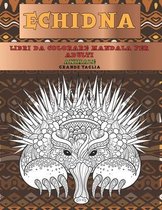 Libri da colorare Mandala per adulti - Grande taglia - Animale - Echidna