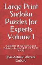 Large Print Sudoku Puzzles for Experts Volume 1
