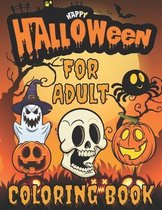 Happy Helloween Coloring Book For Adult