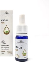 HempDiffusion CBD Olie  10% 10ml      100% Zwitsers hemp extract