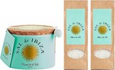 Sal de Ibiza Fleur de Sel Keramische Pot Groot + 2 x Navulling