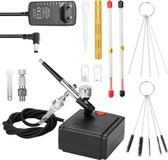 Dakta® Airbrush set | Complete set | Met compressor | Airbrush kit | Met airbrush pistool | Spuitpistool