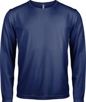 Proact PA443 Sportshirt / Werkshirt Lange Mouwen - Sneldrogend – Donkerblauw maat XL