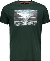 Haze & Finn T-shirt Tee Photo Print Mu16 0030 Scarab Green Mannen Maat - XL