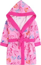Roze badjas met capuchon en kleurrijke motieven Minnie Mouse, OEKO-TEX gecertificeerd  5-6 jaar 110/116 cm