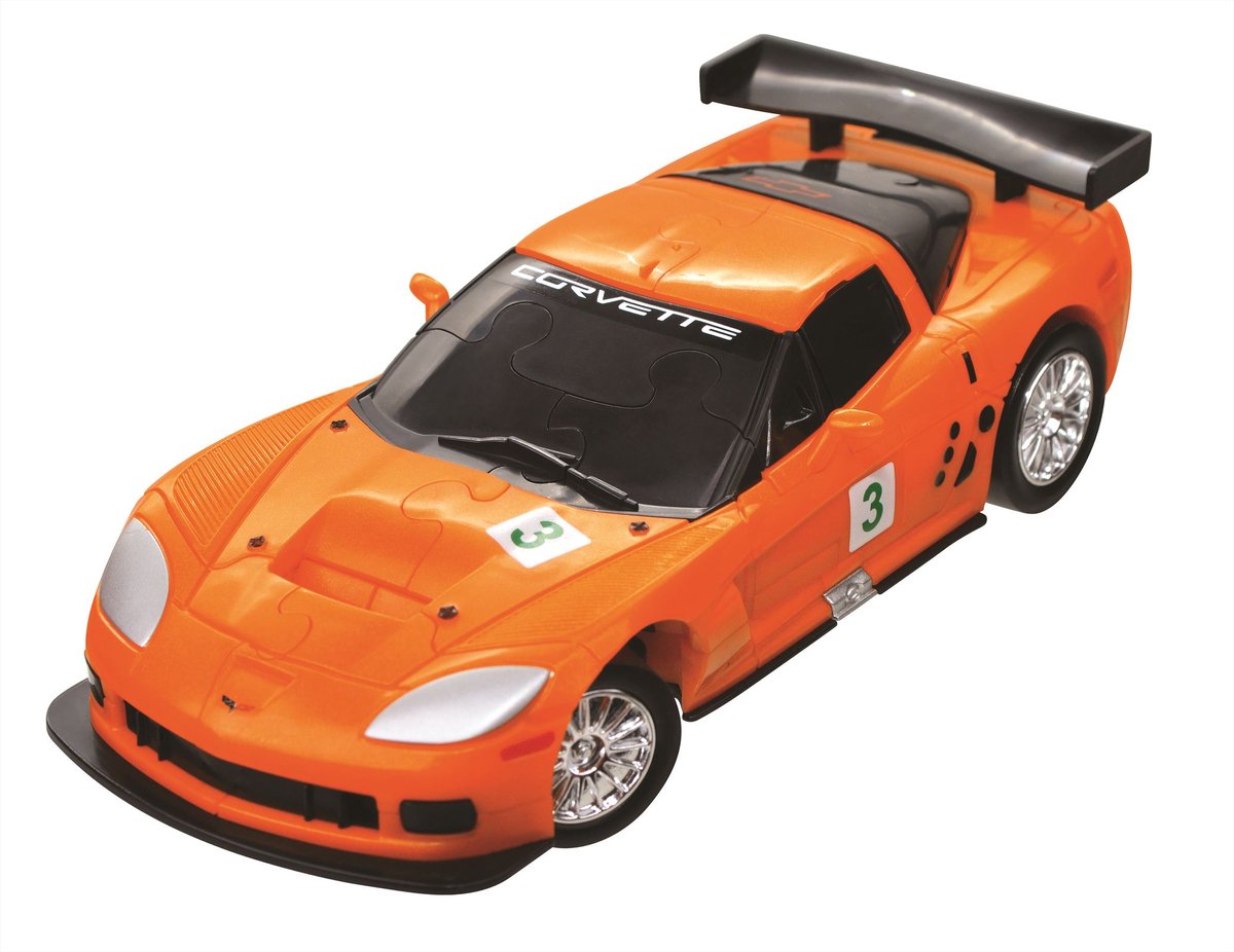 Eureka 3D Puzzel Corvette - Kunststof