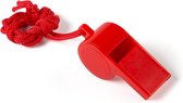 Fluitje scheidsrechter - speelgoed - plastic fluit - rood