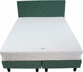 Bedworld Boxspring 180x220 - Stevig - Wol look - Groen (WL75)