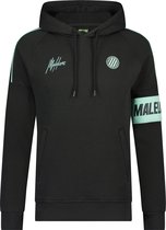 Sport hoodie donkergrijs met mint maat xxl