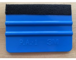 3M™ - 3M rakel - met vilt - blauw - aanbrengspatel